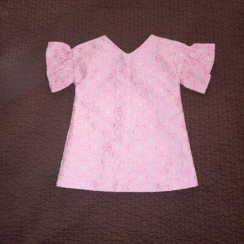 Janie and Jack Jacquard Shift Dress Size 6-12 months